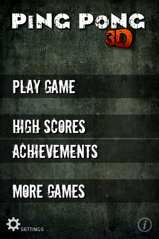 Screenshot Ping Pong 3D Screenshot Ping Pong 3D